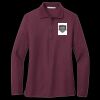 Ladies Silk Touch Long Sleeve Polo Thumbnail