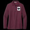 Ladies Silk Touch Long Sleeve Polo Thumbnail