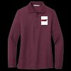 Ladies Silk Touch Long Sleeve Polo Thumbnail