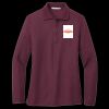 Ladies Silk Touch Long Sleeve Polo Thumbnail