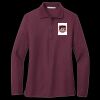 Ladies Silk Touch Long Sleeve Polo Thumbnail