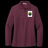 Ladies Silk Touch Long Sleeve Polo Thumbnail