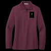 Ladies Silk Touch Long Sleeve Polo Thumbnail