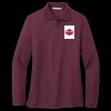 Ladies Silk Touch Long Sleeve Polo Thumbnail