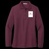 Ladies Silk Touch Long Sleeve Polo Thumbnail