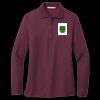 Ladies Silk Touch Long Sleeve Polo Thumbnail