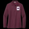 Ladies Silk Touch Long Sleeve Polo Thumbnail