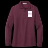 Ladies Silk Touch Long Sleeve Polo Thumbnail