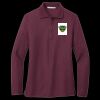 Ladies Silk Touch Long Sleeve Polo Thumbnail