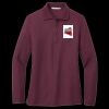 Ladies Silk Touch Long Sleeve Polo Thumbnail