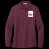 Ladies Silk Touch Long Sleeve Polo Thumbnail