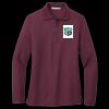 Ladies Silk Touch Long Sleeve Polo Thumbnail