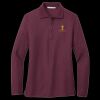 Ladies Silk Touch Long Sleeve Polo Thumbnail