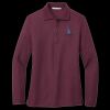 Ladies Silk Touch Long Sleeve Polo Thumbnail