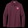 Ladies Silk Touch Long Sleeve Polo Thumbnail