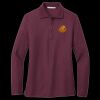 Ladies Silk Touch Long Sleeve Polo Thumbnail