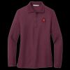 Ladies Silk Touch Long Sleeve Polo Thumbnail