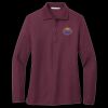 Ladies Silk Touch Long Sleeve Polo Thumbnail