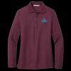 Ladies Silk Touch Long Sleeve Polo Thumbnail
