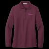 Ladies Silk Touch Long Sleeve Polo Thumbnail