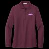 Ladies Silk Touch Long Sleeve Polo Thumbnail