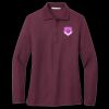 Ladies Silk Touch Long Sleeve Polo Thumbnail