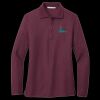 Ladies Silk Touch Long Sleeve Polo Thumbnail