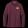 Ladies Silk Touch Long Sleeve Polo Thumbnail