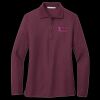 Ladies Silk Touch Long Sleeve Polo Thumbnail