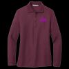 Ladies Silk Touch Long Sleeve Polo Thumbnail
