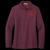 Ladies Silk Touch Long Sleeve Polo Thumbnail