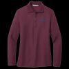 Ladies Silk Touch Long Sleeve Polo Thumbnail