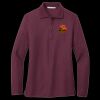 Ladies Silk Touch Long Sleeve Polo Thumbnail