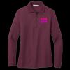 Ladies Silk Touch Long Sleeve Polo Thumbnail