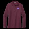 Ladies Silk Touch Long Sleeve Polo Thumbnail