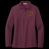 Ladies Silk Touch Long Sleeve Polo Thumbnail
