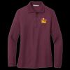 Ladies Silk Touch Long Sleeve Polo Thumbnail