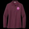 Ladies Silk Touch Long Sleeve Polo Thumbnail