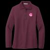 Ladies Silk Touch Long Sleeve Polo Thumbnail