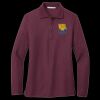 Ladies Silk Touch Long Sleeve Polo Thumbnail