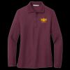 Ladies Silk Touch Long Sleeve Polo Thumbnail