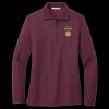 Ladies Silk Touch Long Sleeve Polo Thumbnail