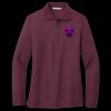 Ladies Silk Touch Long Sleeve Polo Thumbnail