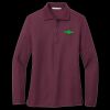 Ladies Silk Touch Long Sleeve Polo Thumbnail