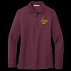 Ladies Silk Touch Long Sleeve Polo Thumbnail