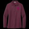 Ladies Silk Touch Long Sleeve Polo Thumbnail
