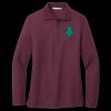 Ladies Silk Touch Long Sleeve Polo Thumbnail