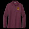 Ladies Silk Touch Long Sleeve Polo Thumbnail