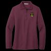 Ladies Silk Touch Long Sleeve Polo Thumbnail