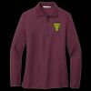 Ladies Silk Touch Long Sleeve Polo Thumbnail